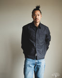 Merz b. Schwanen SHIRT11OX Modern-Cut Cotton Oxford Long-Sleeve Shirt - Charcoal