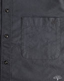 Merz b. Schwanen SHIRT11OX Modern-Cut Cotton Oxford Long-Sleeve Shirt - Charcoal