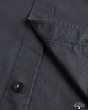 Merz b. Schwanen SHIRT11OX Modern-Cut Cotton Oxford Long-Sleeve Shirt - Charcoal