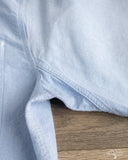 Merz b. Schwanen SHIRT19OX Button-Down Cotton Oxford Long-Sleeve Shirt - Light Blue