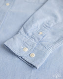 Merz b. Schwanen SHIRT19OX Button-Down Cotton Oxford Long-Sleeve Shirt - Light Blue