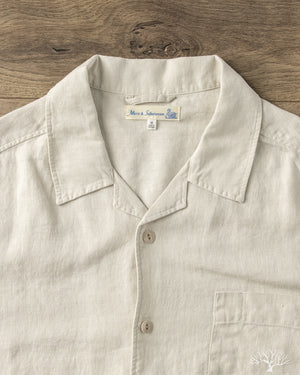 Merz b. Schwanen - SHIRT03LI Linen Bowling Short-Sleeve Shirt