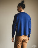 Merz b. Schwanen SKCN02 - Lightweight Merino Wool-Cashmere-Silk Sweater - Cornflower Blue