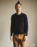 Merz b. Schwanen SKCN02 - Lightweight Merino Wool-Cashmere-Silk Sweater - Espresso