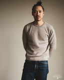 Merz b. Schwanen SKCN02 - Lightweight Merino Wool-Cashmere-Silk Sweater - Faded Grain