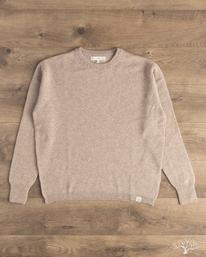 Merz b. Schwanen SKCN02 - Lightweight Merino Wool-Cashmere-Silk Sweater - Faded Grain