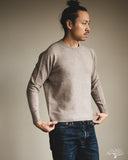 Merz b. Schwanen SKCN02 - Lightweight Merino Wool-Cashmere-Silk Sweater - Faded Grain