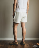 Merz b. Schwanen SPS05 Retro Fleece Sweat Shorts - Cashew