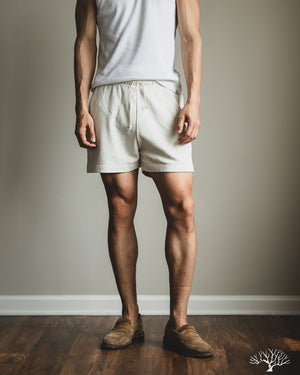 Merz b. Schwanen - SPS05 Retro Fleece Sweat Shorts - Cashew