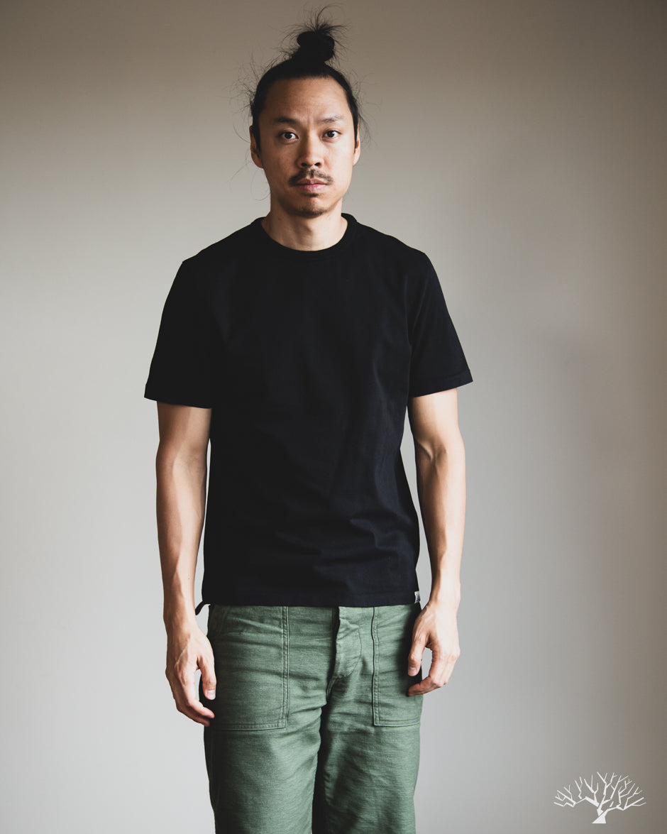 Merz b. Schwanen TEE02 Classic Cotton Jersey T-Shirt - Black