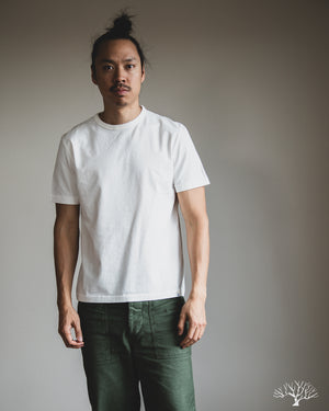 Merz b. Schwanen - TEE02 Classic Cotton Jersey T-Shirt - White
