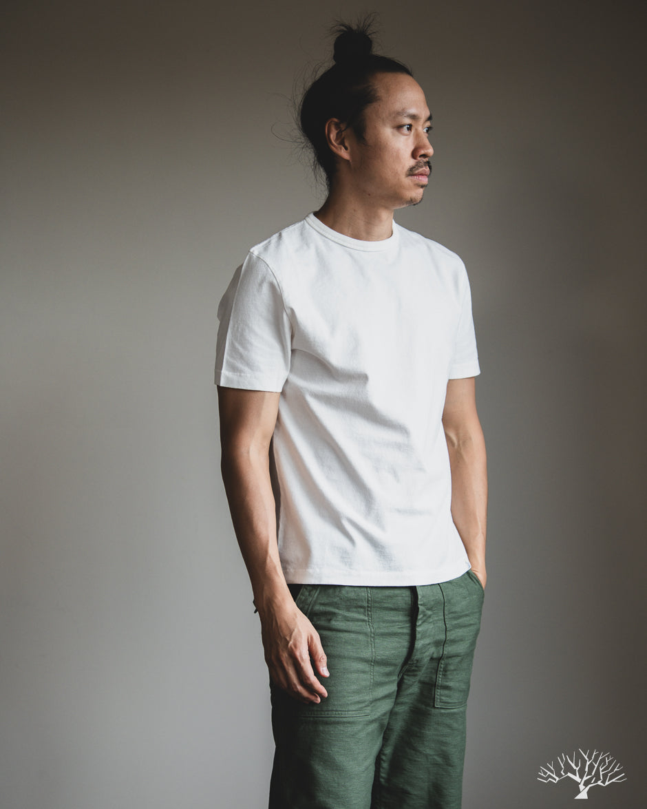 Merz b. Schwanen TEE02 Classic Cotton Jersey T-Shirt - White