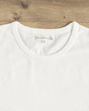 Merz b. Schwanen TEE02C Cropped Classic Cotton Jersey T-Shirt - White