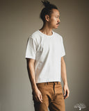 Merz b. Schwanen TEE02C Cropped Classic Cotton Jersey T-Shirt - White