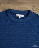 Merz b. Schwanen TEE03 Supple Authentic Jersey Cotton T-Shirt - Indigo