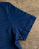 Merz b. Schwanen TEE03 Supple Authentic Jersey Cotton T-Shirt - Indigo