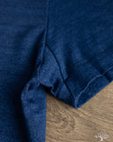 Merz b. Schwanen TEE03 Supple Authentic Jersey Cotton T-Shirt - Indigo