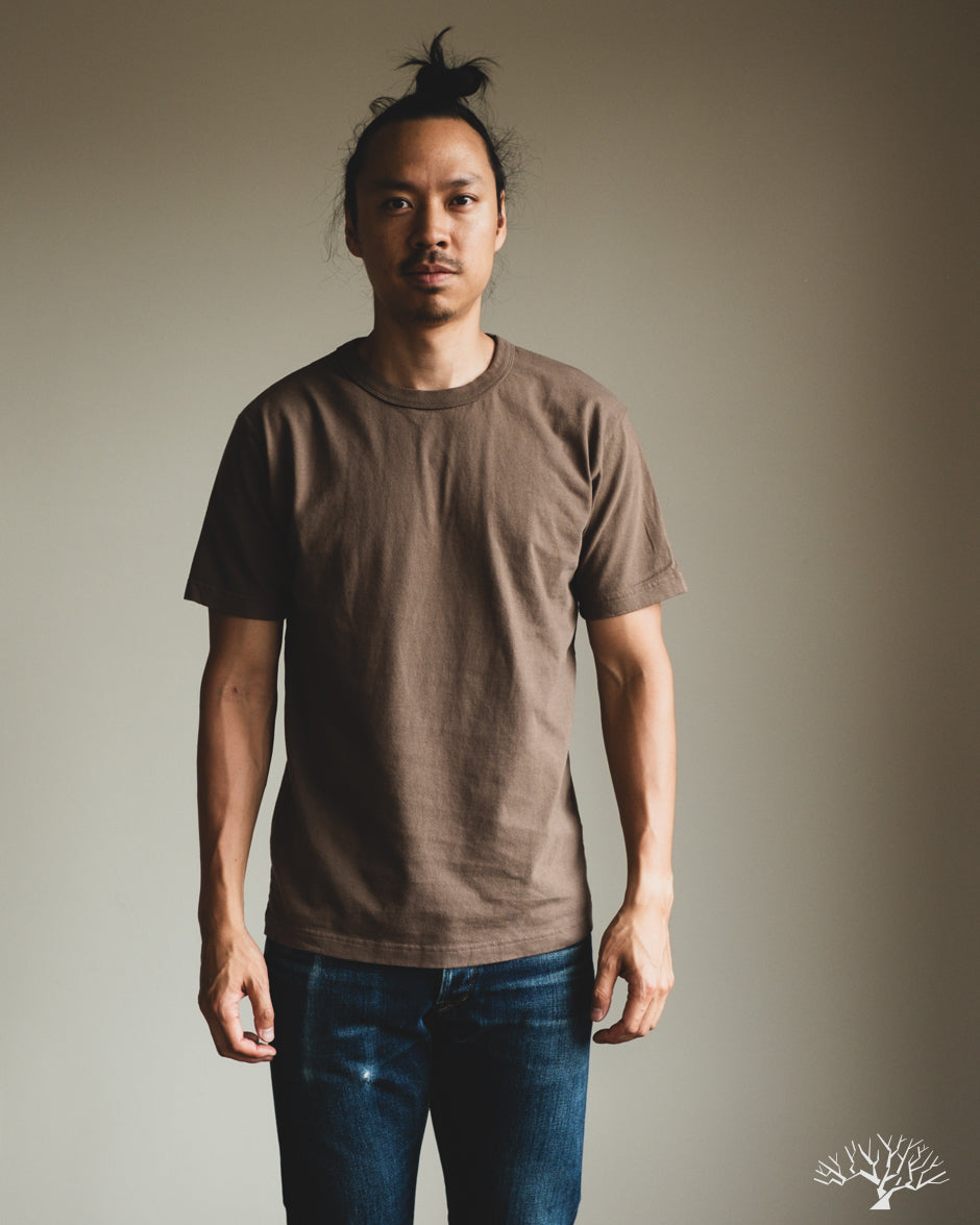 National Athletic Goods Organic Cotton Basic T-Shirt - Choco