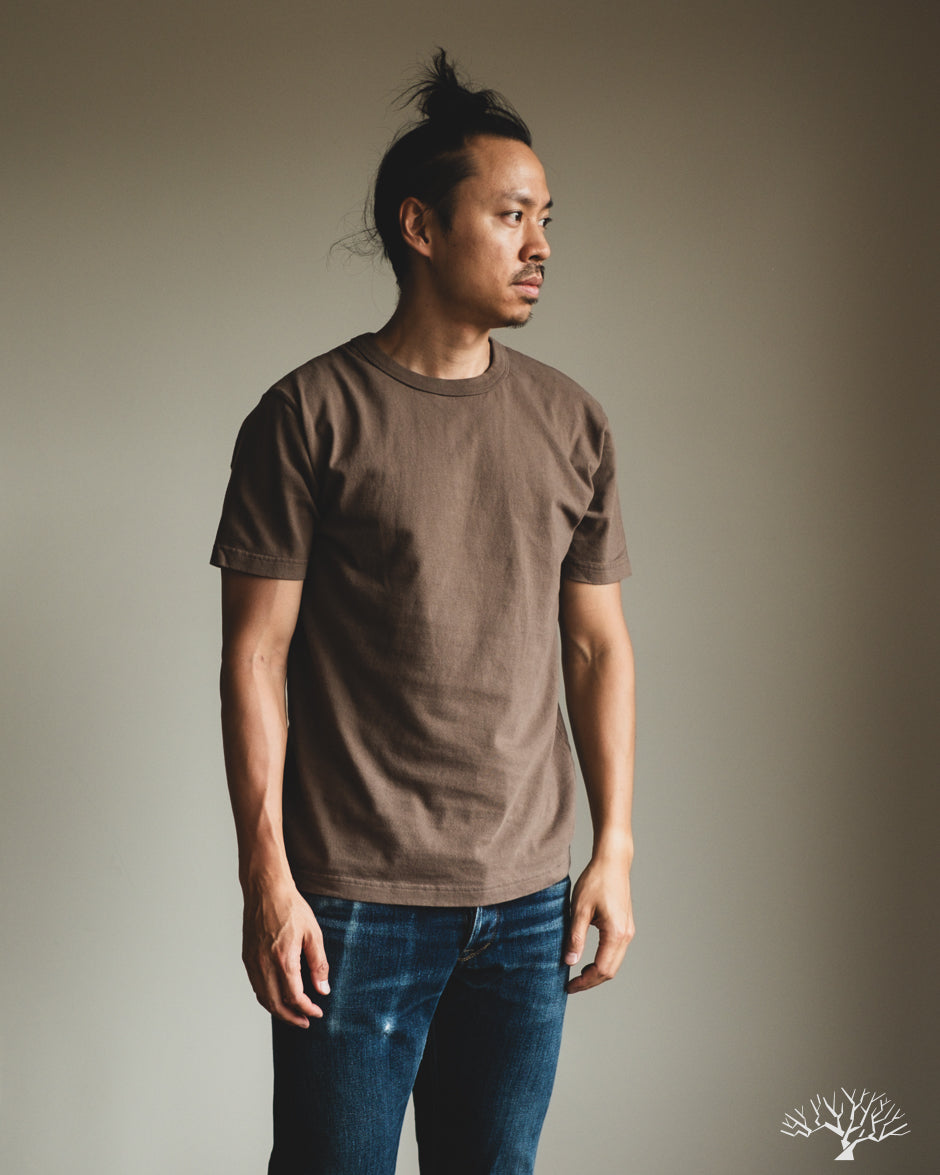 National Athletic Goods Organic Cotton Basic T-Shirt - Choco