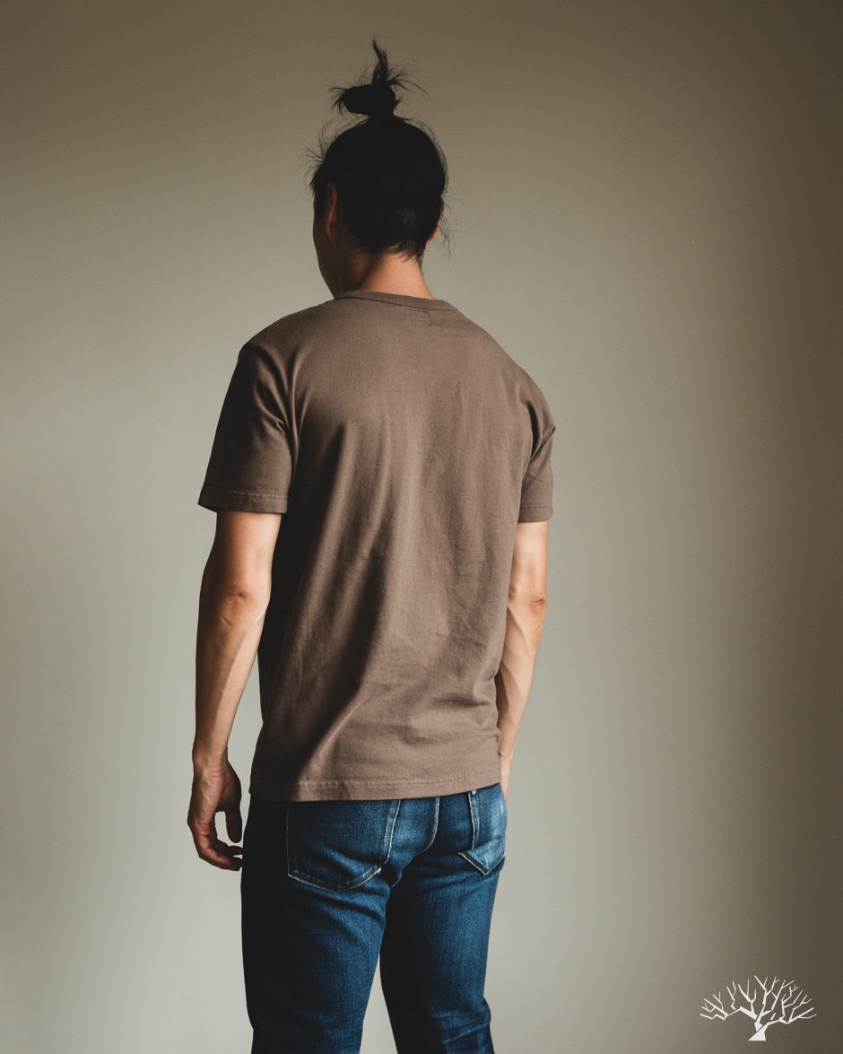 National Athletic Goods Organic Cotton Basic T-Shirt - Choco