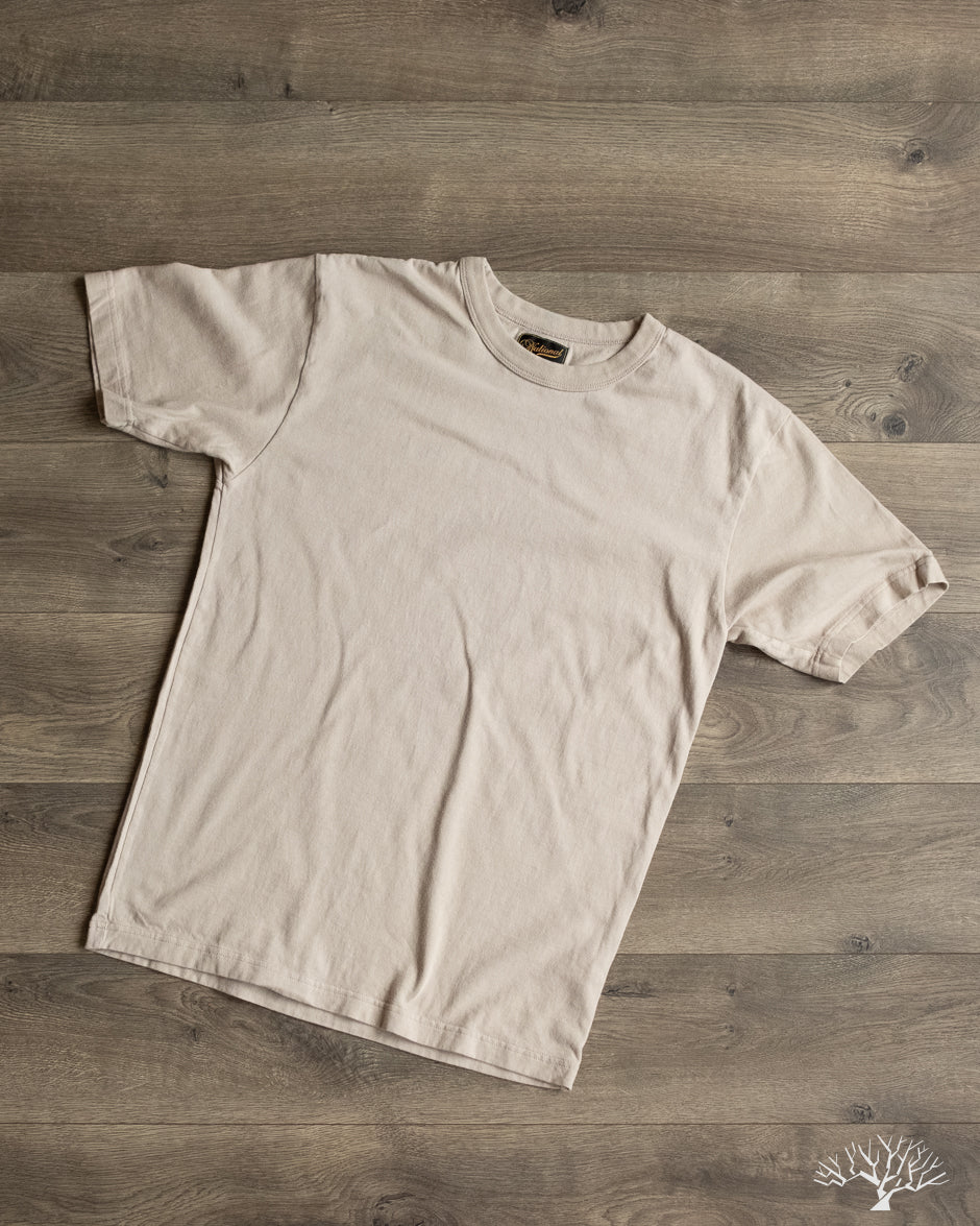 Organic Cotton Basic T-Shirt - Taupe