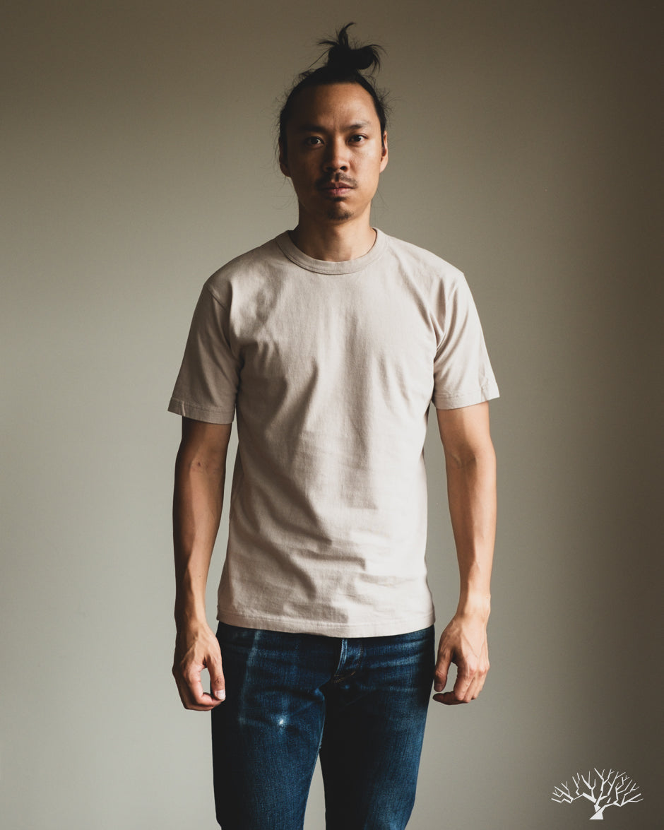 National Athletic Goods Organic Cotton Basic T-Shirt - Taupe