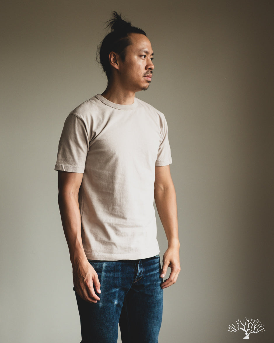 National Athletic Goods Organic Cotton Basic T-Shirt - Taupe