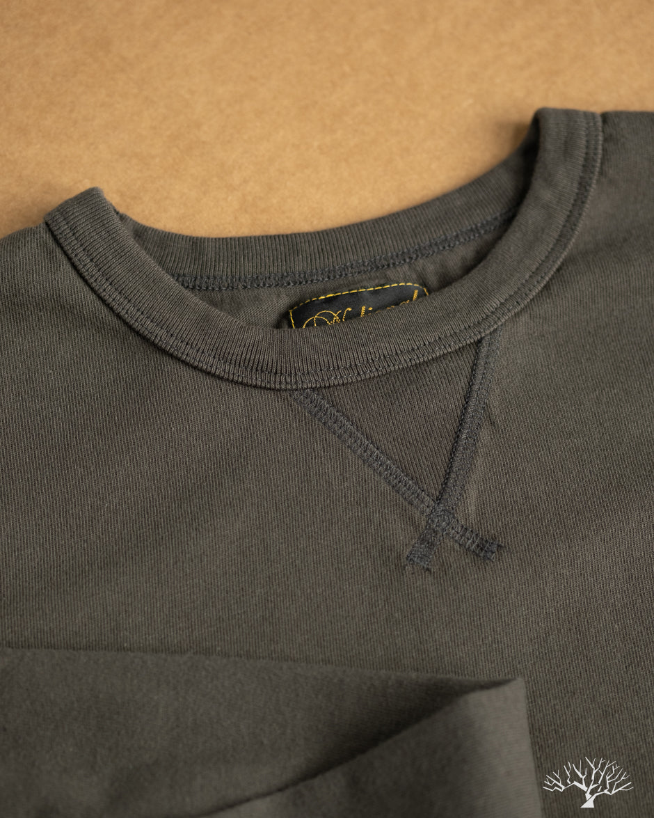 National Athletic Goods Organic Cotton Long Sleeve Gym Tee - Black