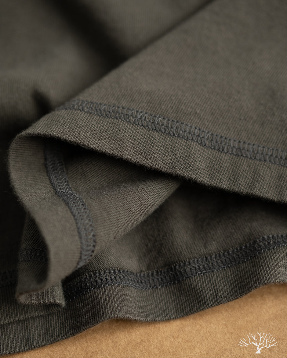 National Athletic Goods Organic Cotton Long Sleeve Gym Tee - Black