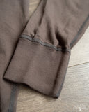 National Athletic Goods Organic Cotton Long Sleeve Gym Tee - Black