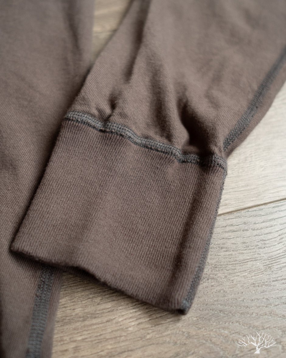 National Athletic Goods Organic Cotton Long Sleeve Gym Tee - Black