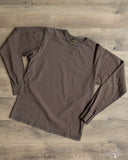 National Athletic Goods Organic Cotton Long Sleeve Gym Tee - Black