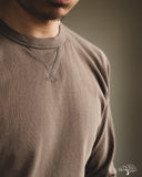 National Athletic Goods Organic Cotton Long Sleeve Gym Tee - Choco