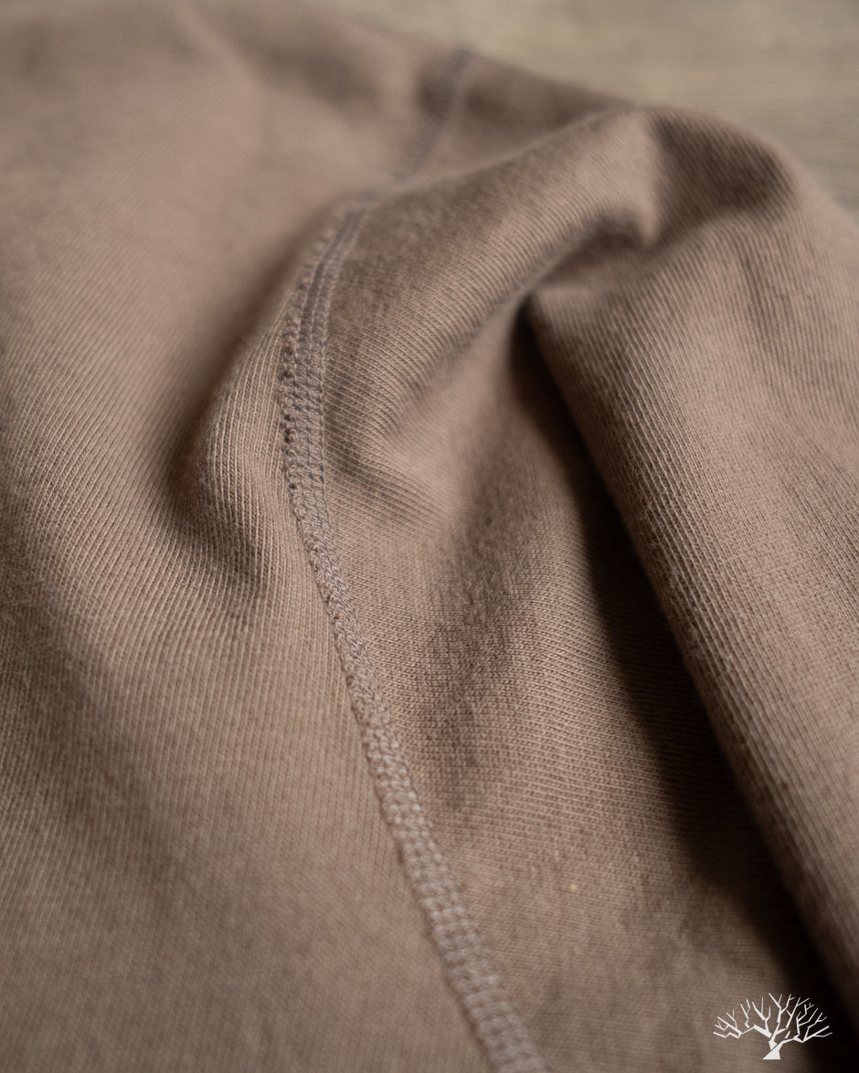 National Athletic Goods Organic Cotton Long Sleeve Gym Tee - Choco