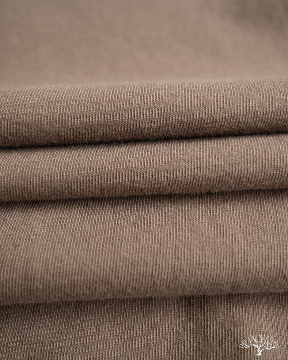 National Athletic Goods Organic Cotton Long Sleeve Gym Tee - Choco