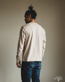 National Athletic Goods Organic Cotton Long Sleeve Gym Tee - Taupe