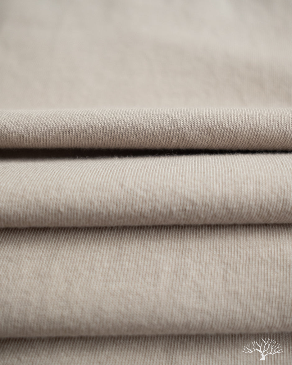 National Athletic Goods Organic Cotton Long Sleeve Gym Tee - Taupe