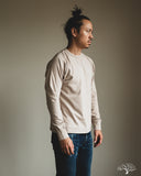 National Athletic Goods Organic Cotton Long Sleeve Gym Tee - Taupe