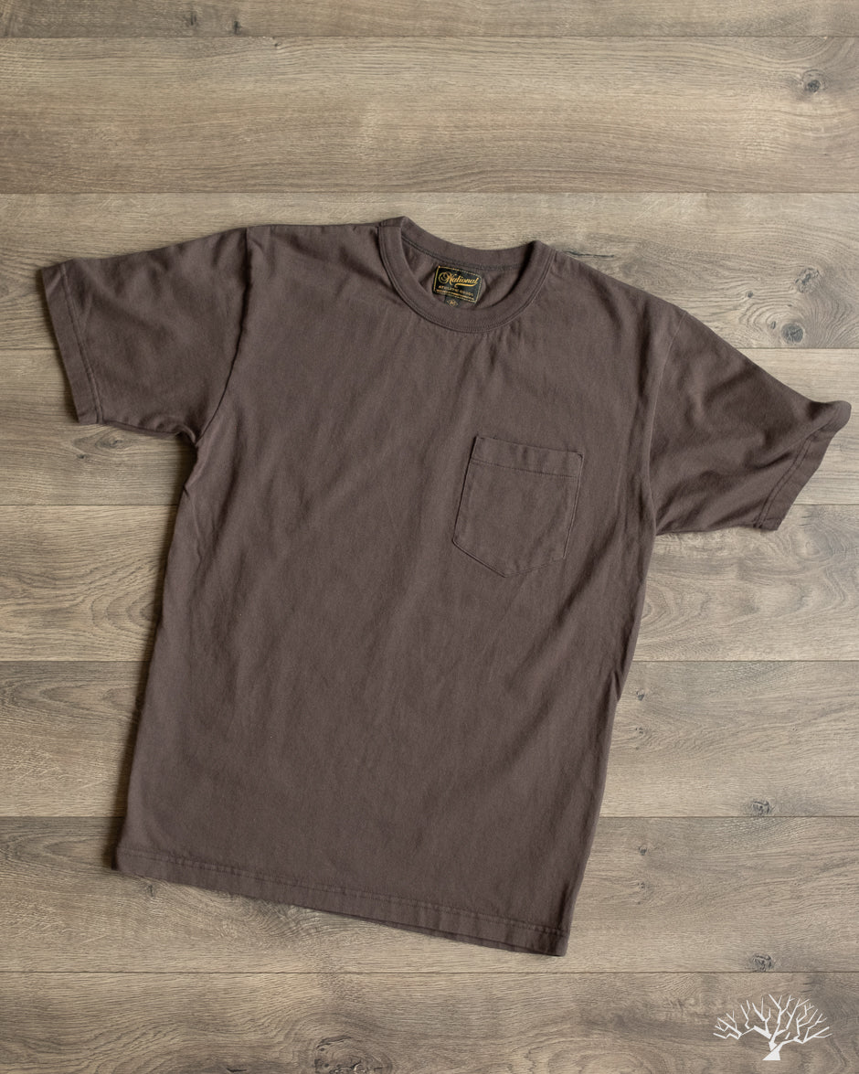 National Athletic Goods Organic Cotton Pocket T-Shirt - Black