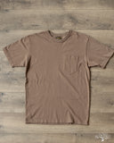 National Athletic Goods Organic Cotton Pocket T-Shirt - Choco