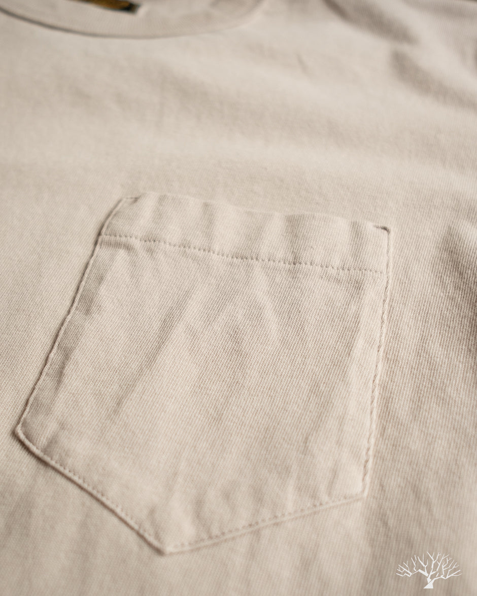 National Athletic Goods Organic Cotton Pocket T-Shirt - Taupe