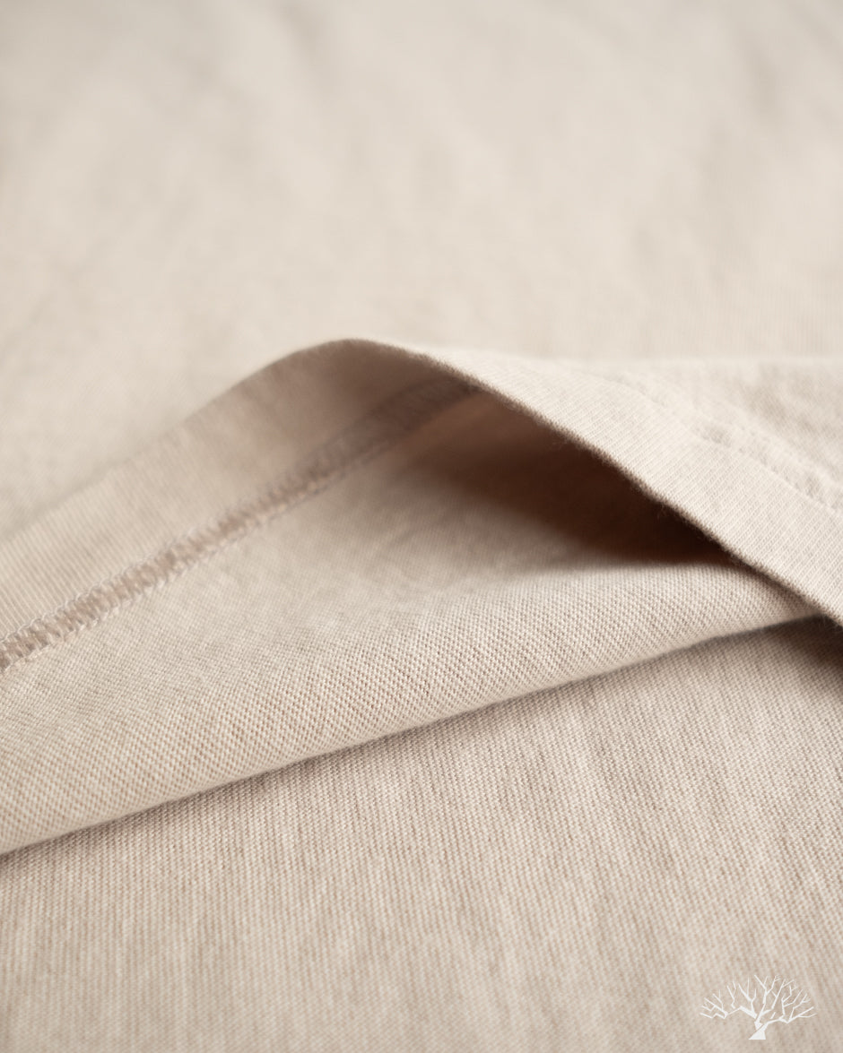 National Athletic Goods Organic Cotton Pocket T-Shirt - Taupe