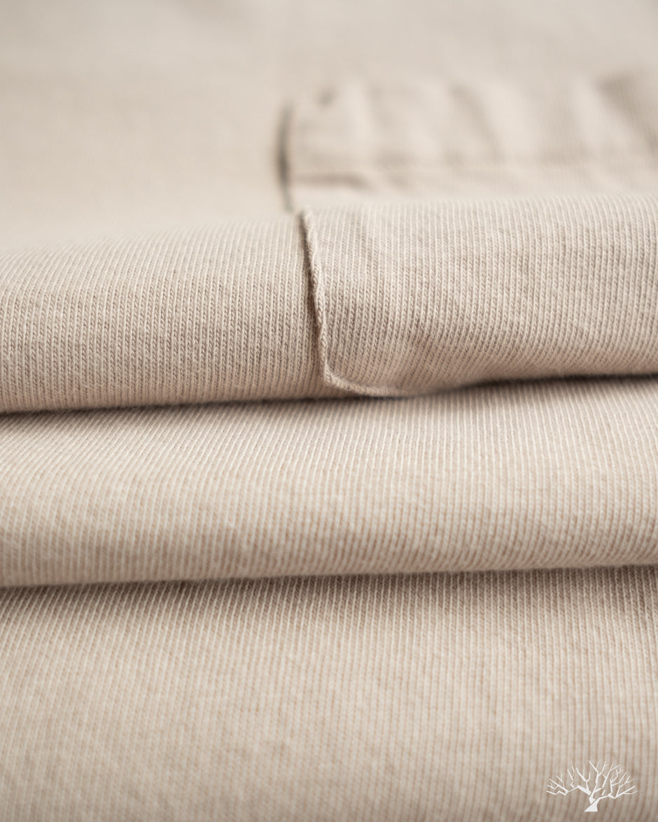 National Athletic Goods Organic Cotton Pocket T-Shirt - Taupe