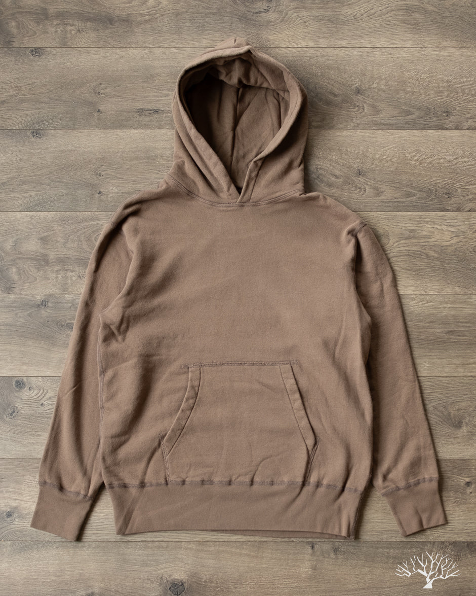 National Athletic Goods Organic Cotton Pullover Parka Sweatshirt - Choco