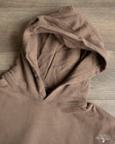 National Athletic Goods Organic Cotton Pullover Parka Sweatshirt - Choco
