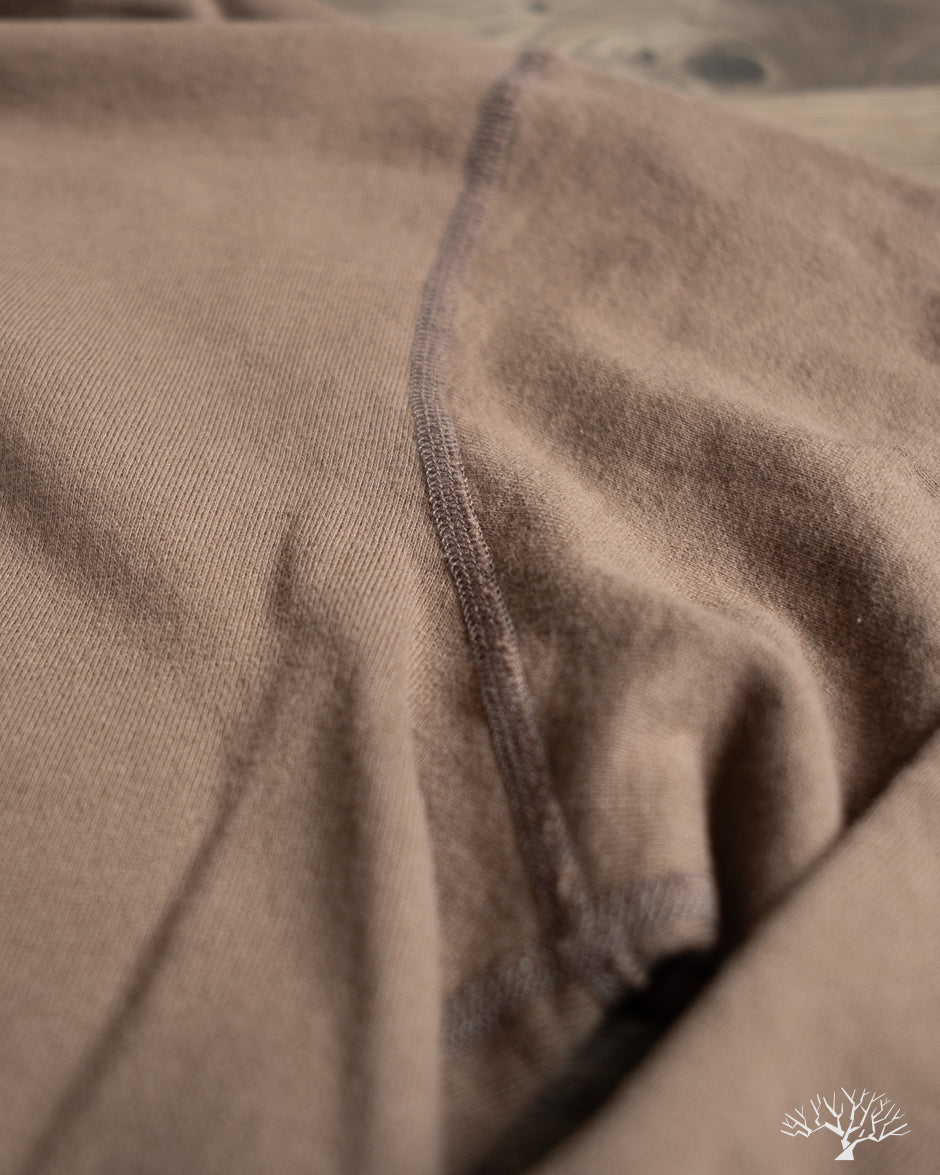 National Athletic Goods Organic Cotton Pullover Parka Sweatshirt - Choco