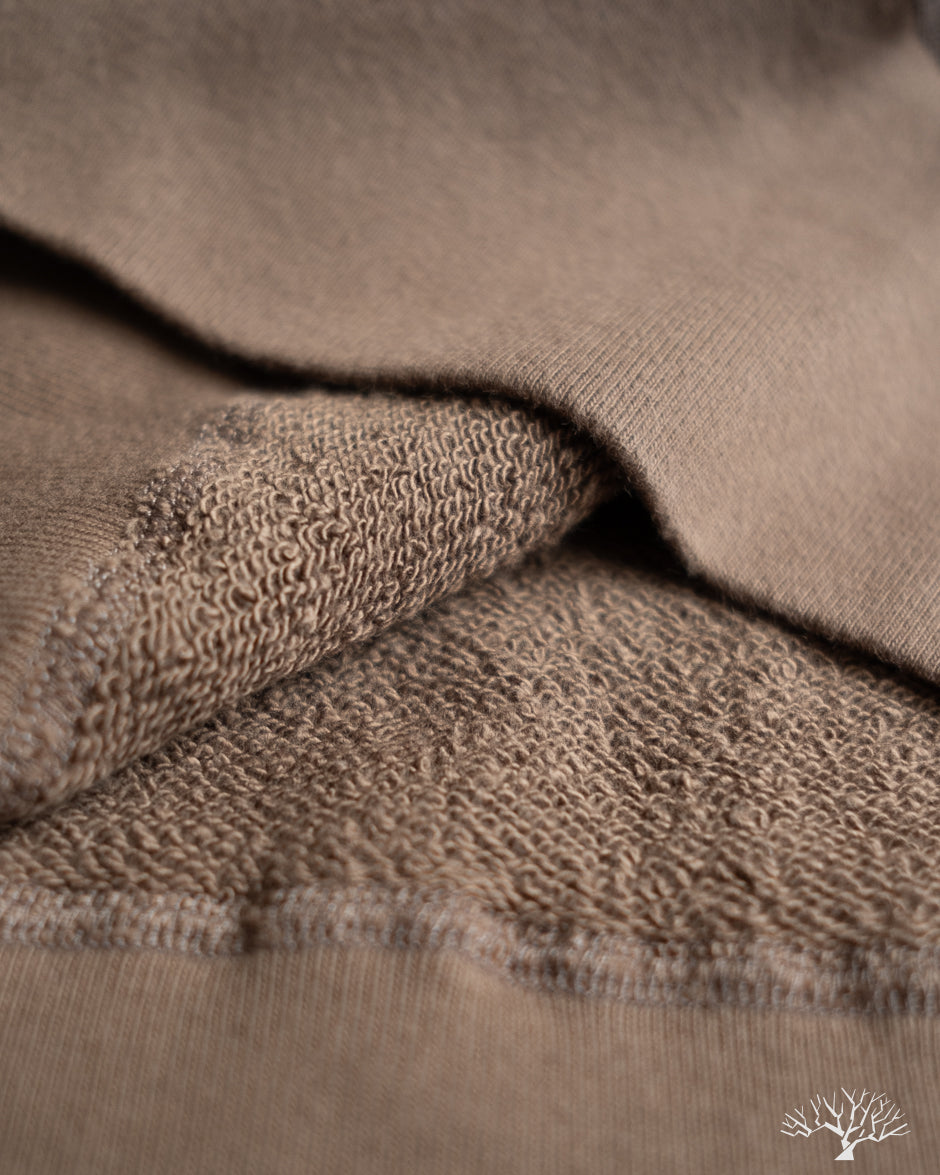 National Athletic Goods Organic Cotton Pullover Parka Sweatshirt - Choco