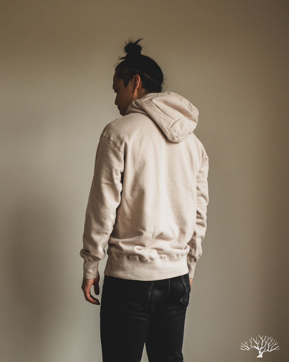 National Athletic Goods Organic Cotton Pullover Parka Sweatshirt - Taupe