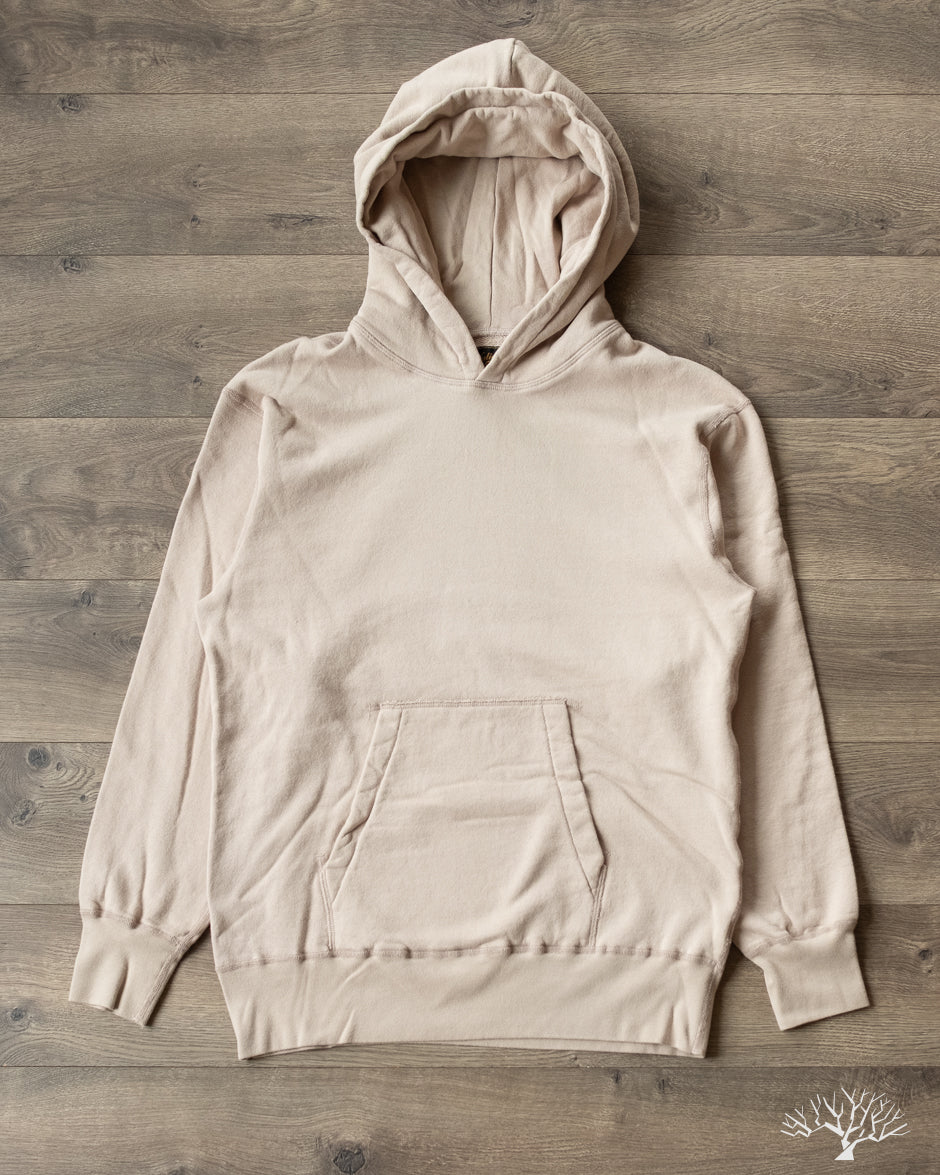 National Athletic Goods Organic Cotton Pullover Parka Sweatshirt - Taupe