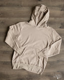 National Athletic Goods Organic Cotton Pullover Parka Sweatshirt - Taupe
